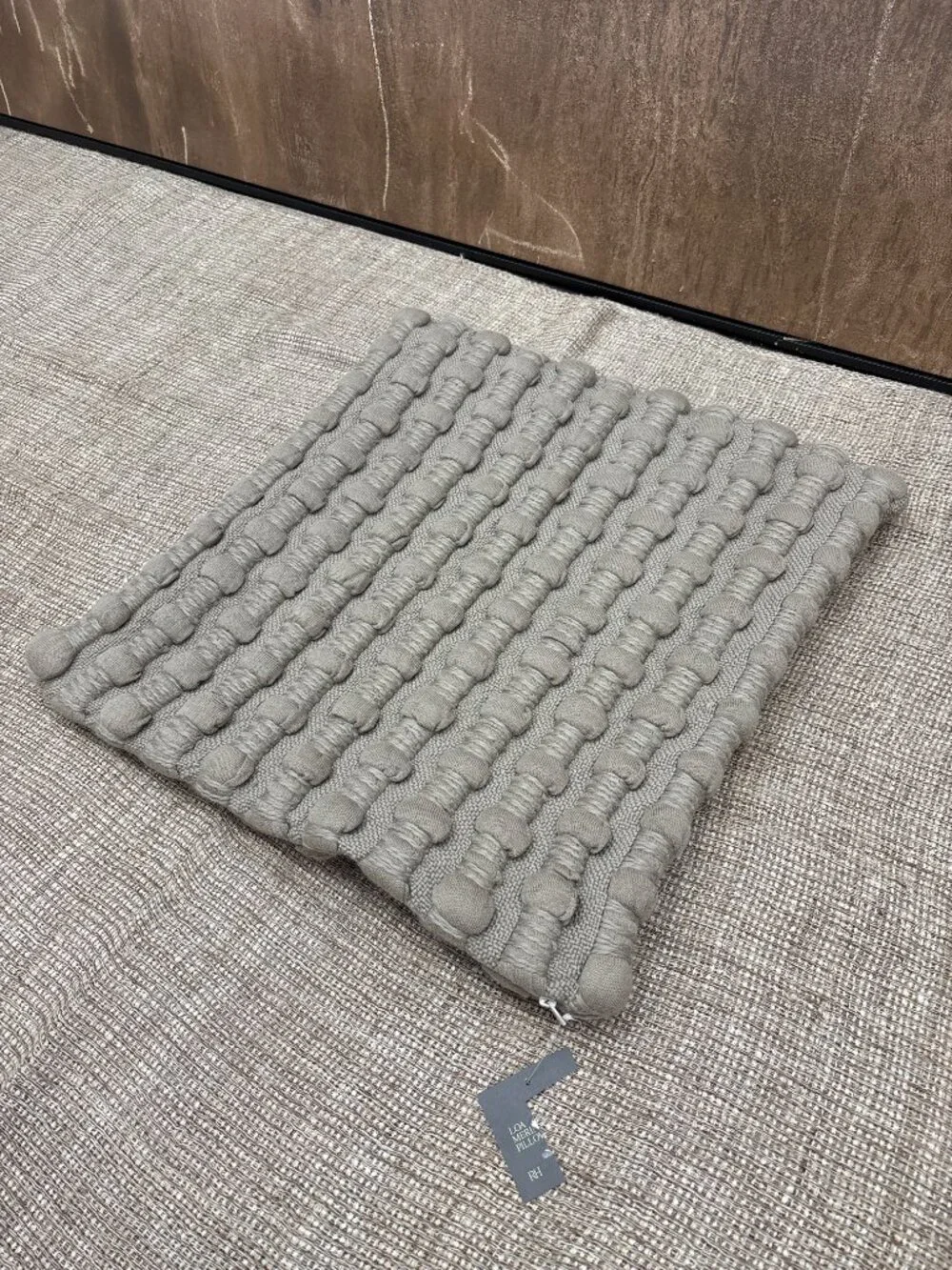 RH Restoration Hardware Loa Merino Wool Chunky Stripe Pillow Cover